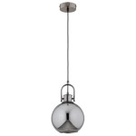 LAMPA WISZĄCA ALFA DEROL GRAFITOWA 1xE27 / 61426