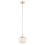 LAMPA WISZĄCA ALFA KRISTAL ZŁOTA 1xE27 / 61407