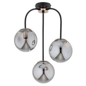 LAMPA SUFITOWA ALFA GAMMA CZARNA 3xE14 / 62508