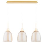 LAMPA WISZĄCA ALFA DERSEL ZŁOTA 3xE27 / 62499