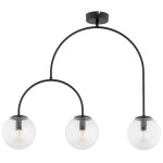 LAMPA SUFITOWA ALFA DILAR CZARNA 3xE14 / 62493