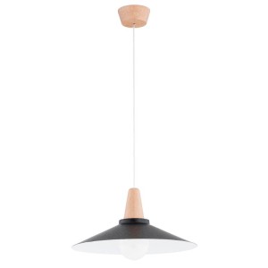 LAMPA WISZĄCA ALFA NILAN CZARNA 1xE27 / 61398