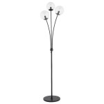 LAMPA STOJĄCA ALFA SEBIA CZARNA 3xE14 / 28749