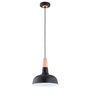 LAMPA WISZĄCA ALFA RODOS CZARNA & ZŁOTA 1xE27 / 61389