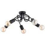LAMPA SUFITOWA ALFA DISEL CZARNA 5xE27 / 63279