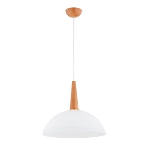 LAMPA WISZĄCA ALFA GRAS DREWNIANA 1xE27 / 61384