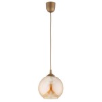 LAMPA WISZĄCA ALFA FICO 200 ZŁOTA 1xE27 / 61376