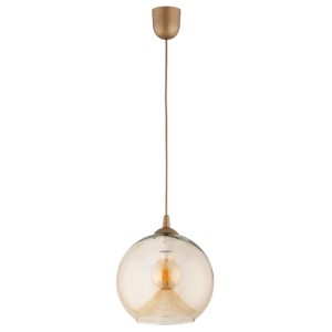 LAMPA WISZĄCA ALFA FICO 250 ZŁOTA 1xE27 / 61377