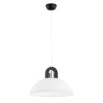 LAMPA WISZĄCA ALFA MIGOT DREWNIANA & CHROM 1xE27 / 61378