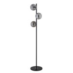 LAMPA STOJĄCA ALFA MALAGA CZARNA & CHROM 3xE14 / 9290