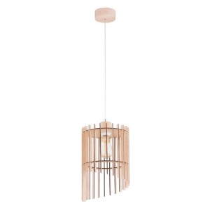 LAMPA WISZĄCA ALFA SOLANA DREWNIANA 1xE27 / 61369