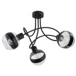 LAMPA SUFITOWA ALFA KARO 1 CZARNA 3xE27 / 62467