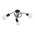 LAMPA SUFITOWA ALFA FARTA CZARNA 3xE27 / 62466
