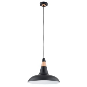 LAMPA WISZĄCA ALFA DORO CZARNA 1xE27 / 61360