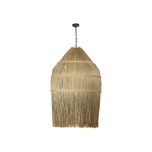 LAMPA WISZĄCA ZE SŁOMY NATURALNEJ 1xE27 /  17129