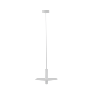 LAMPA WISZĄCA LED Z POJEDYNCZYM ŚWIATŁEM 7W 3000K BIAŁA /  18139-W