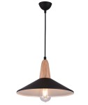 LAMPA WISZĄCA 1xE27 CZARNY MAT / 180085