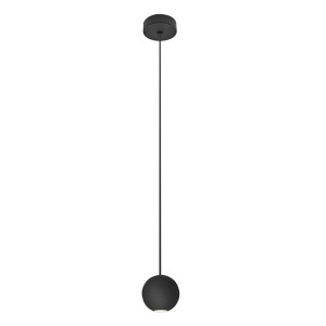 LAMPA WISZĄCA LED 4W 3000K CZARNY MAT /  1902