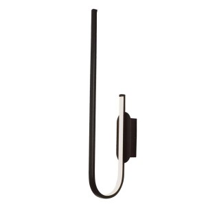 LAMPA KINKIET LED 1936 21W 3000K BLACK SAGRE METAL - ALUMINIUM - AKRYL /  1936