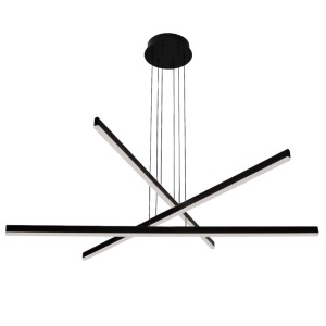 LAMPA WISZACA LED | 47W | 3000K | 3740Lm BLACK /  1947