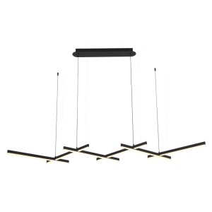 LAMPA WISZĄCA LED | 98W | 3000K | 4626Lm  BLACK / 1948
