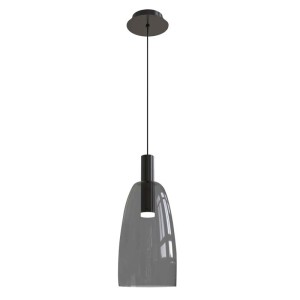 LAMPA WISZĄCA LED | 7W | 3000K | 450Lm GLASS SMOKED GRAY / 1965