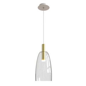 LAMPA WISZĄCA LED | 7W | 3000K | 450Lm  CLEAR GLASS /  1966