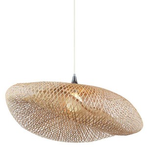 LAMPA WISZĄCA1xE27 BAMBUSOWA / 19103