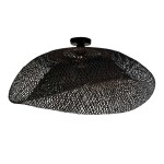 LAMPA SUFITOWA CZARNA 1xE27 BAMBUSOWA /  19109