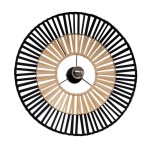 LAMPA SUFITOWA 1*E27 CZARNY BAMBUS / 19252