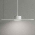 Lampa wisząca PIATTO Biała 1xGX53 fi 350mm