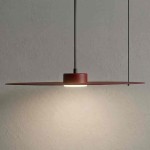 Lampa wisząca PIATTO Burgund 1xGX53 fi 450mm