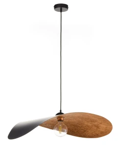 Lampa wisząca LEAF czarny/miedziany / 41919