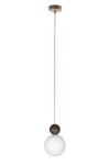 Lampa wisząca RONA 1 drewno ciemny brąz /  41675