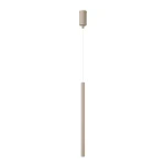 Lampa wisząca SOPEL 1 prosty ciepły beż / 41824