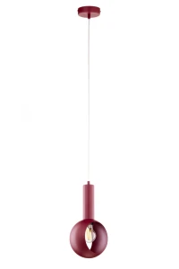 Lampa wisząca VITRUM OCZKO bordowy / 41636