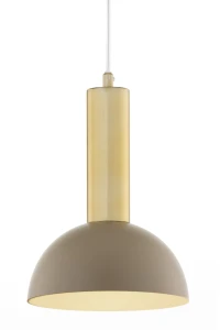 Lampa wisząca VITRUM GOLD KOPUŁA S złoty szczotkowany/ciepły beż / 41714