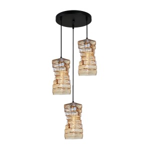 Altera - Lampa wisząca PND-3219-3A-BRO-AMB