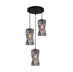Altera - Lampa wisząca PND-3219-3A-BK-SG