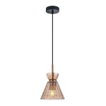 Balme - Lampa wisząca PND-3624-1-BRO-AMB