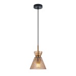 Balme - Lampa wisząca PND-3627-1-BRO-AMB