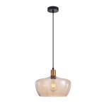 Parola - Lampa wisząca PND-3636-1-BRO-AMB