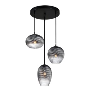 Alias - Lampa wisząca PND-3672-3A-BK-SG