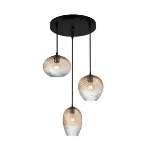 Alias - Lampa wisząca PND-3672-3A-BRO-AMB