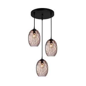 Novala - Lampa wisząca PND-3031-3A-BK-CF