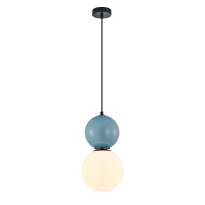 Mastal - Lampa wisząca PND-36603-1L-BK-BLU