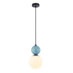 Mastal - Lampa wisząca PND-36603-1M-BK-BLU
