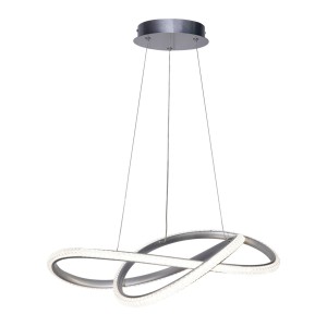 Almera - Lampa wisząca PND-64728-SILV