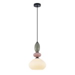 Altra - Lampa wisząca PND-36787-1A-BK-WH