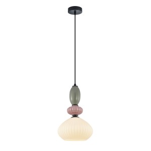 Altra - Lampa wisząca PND-36787-1A-BK-WH